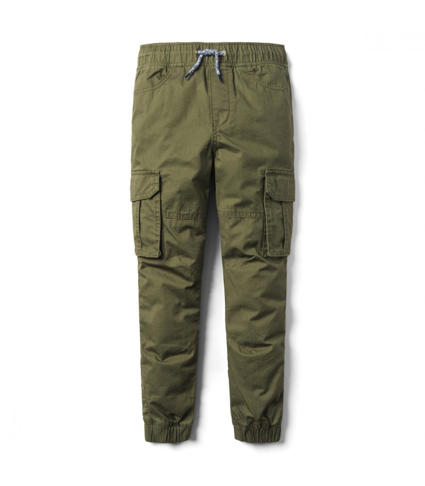 green cargo joggers